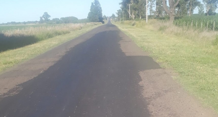  Importante bacheo en el acceso de Mariano Benítez