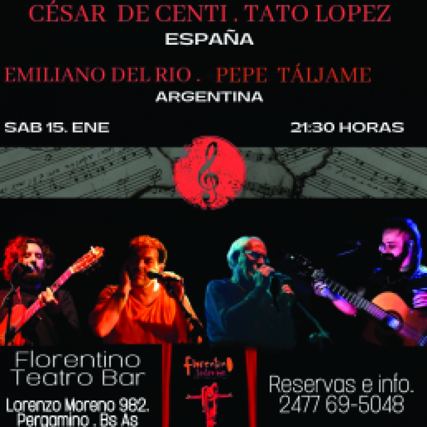 Noche de canción internacional en Florentino