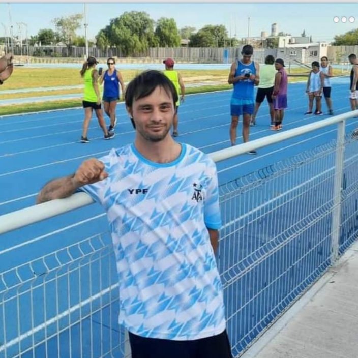 Franco Santinelli concentra con la selección Argentina 
