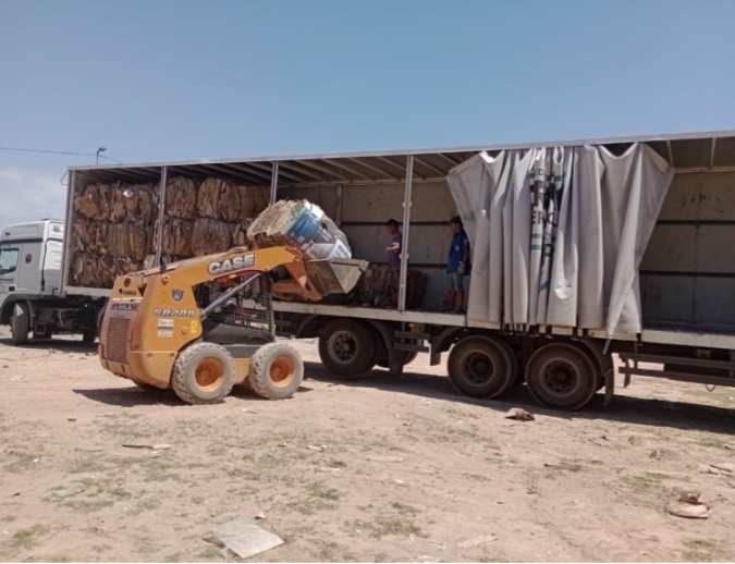 Reciclaje 2023: Se compactaron 2.380 Kg de nylon y 16.169 Kg de cartón