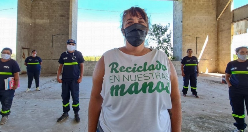 La Cooperativa Recuperadores Urbanos de Pergamino ya tiene su espacio de trabajo en la Planta de Residuos