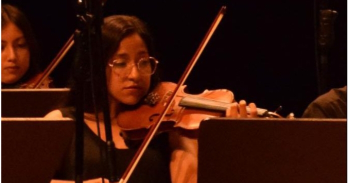 La joven violinista Aldana López tocará en Tecnópolis