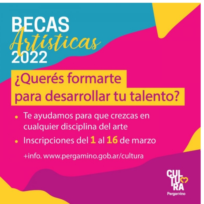 La semana que viene abre la inscripción para Becas Artísticas