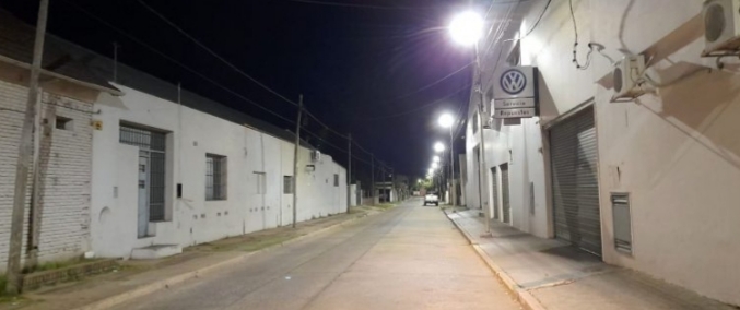 150 cuadras con nueva luminaria LED