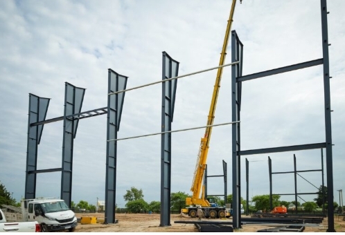 Avanzan las obras en el Microestadio