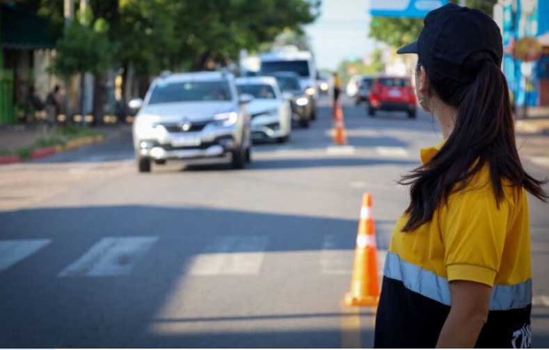 Seguridad vial: Operativo conjunto entre Policía y Municipio