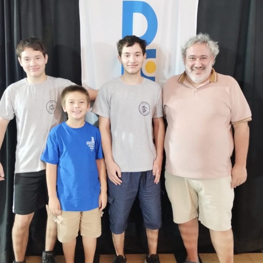 Destacada participación pergaminense en el V Pérez Chess Open