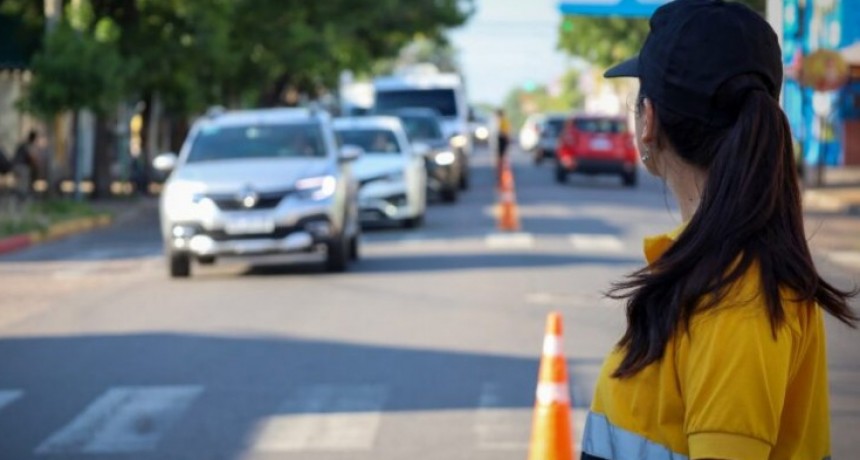 Seguridad vial: Operativo conjunto entre Policía y Municipio