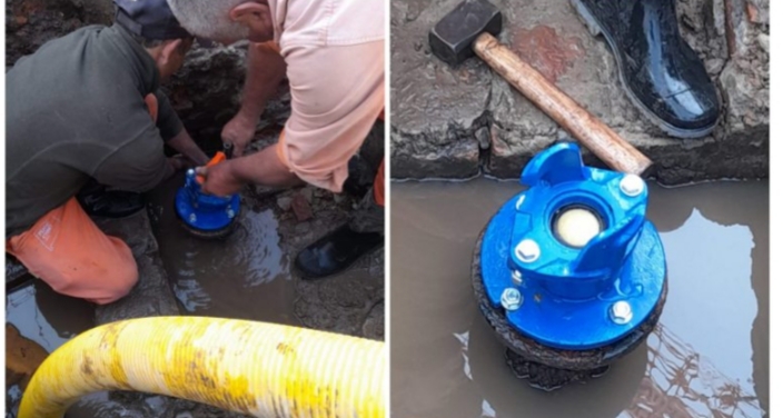 Los cortes de energía están ocasionando fallas en el servicio de agua corriente desde el viernes