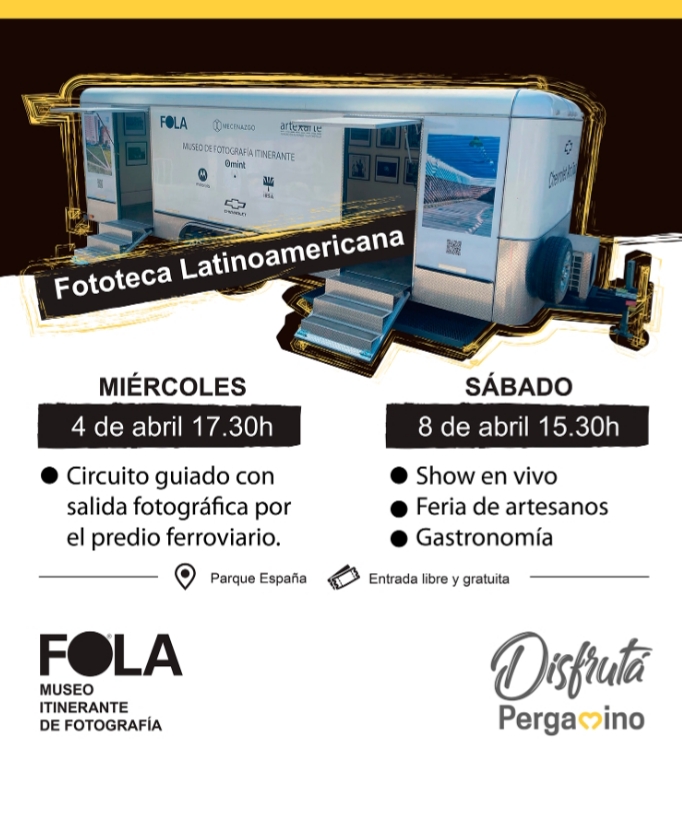 Llega FOLA, un Museo Itinerante de Fotografía a Pergamino