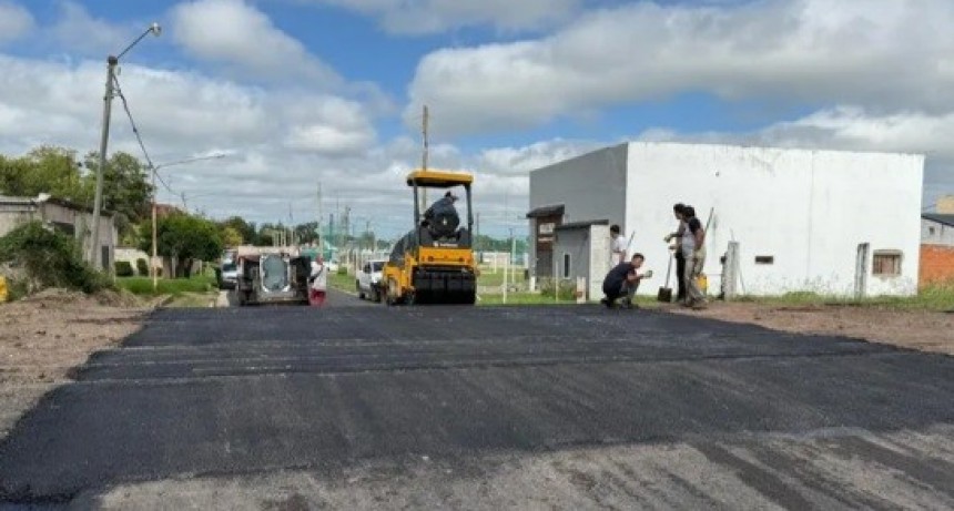 La Municipalidad de Pergamino avanza con la pavimentación de las calles