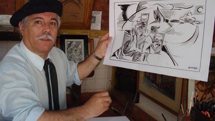 El artista pl&aacute;stico Miguel &Aacute;ngel Gasparini presentar&aacute; su obra gauchesca