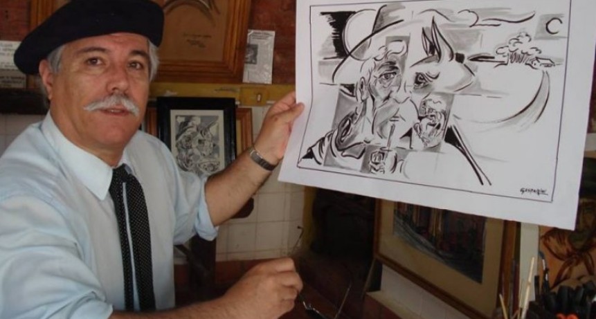 El artista pl&aacute;stico Miguel &Aacute;ngel Gasparini presentar&aacute; su obra gauchesca