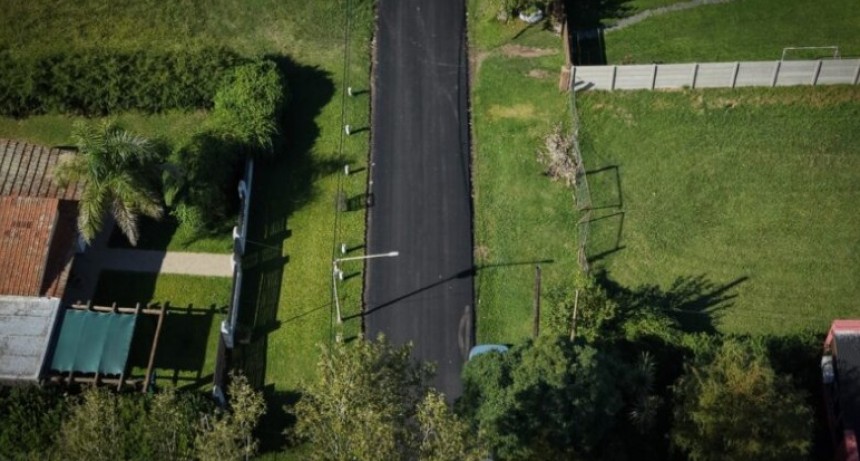 Obra para el barrio Aeroclub: se complet&oacute; la pavimentaci&oacute;n de El Ruise&ntilde;or