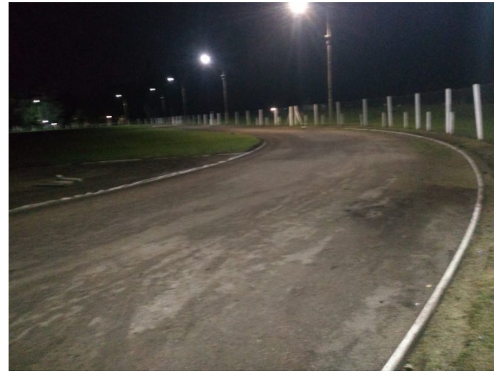 Recambio de luces en el Parque Municipal