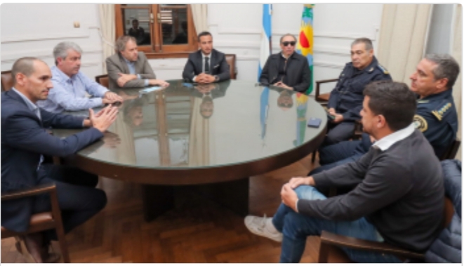 El Intendente se reunió con el Jefe provincial de la Policía