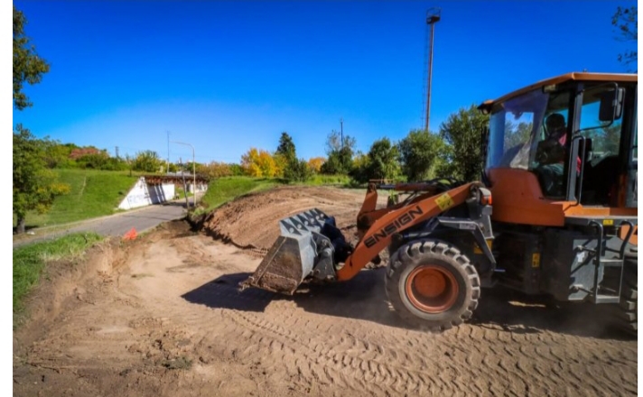 Se están ejecutando diferentes obras en simultáneo en el Parque Belgrano