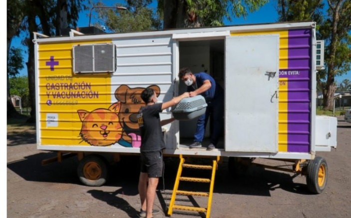 Desde mañana el Móvil de Vacunación y Castración estará en el Barrio Villa San José