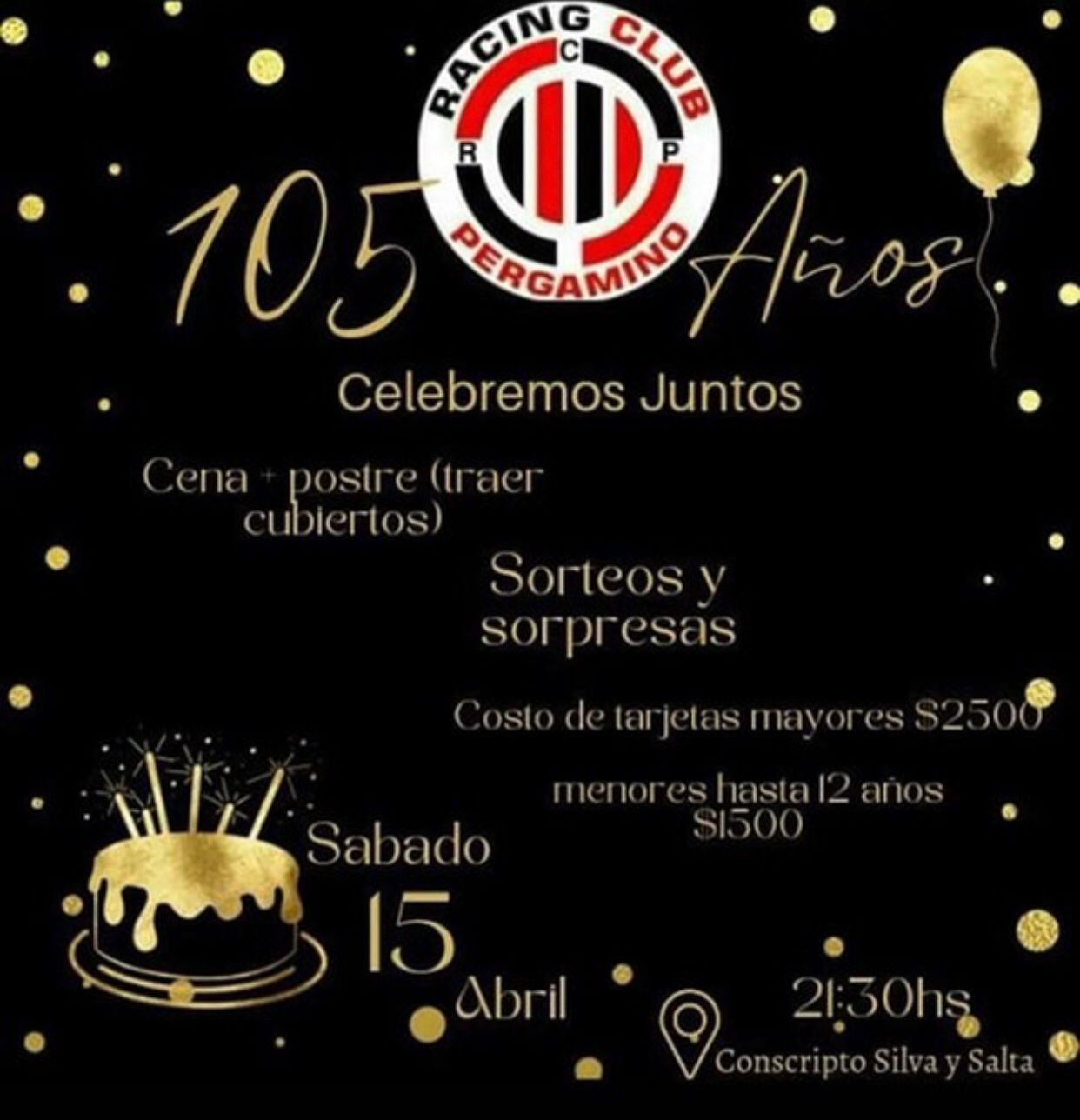 Racing celebra sus 105 años