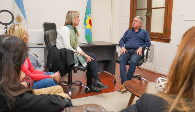 El Intendente recibió a la senadora Gladys González que visitó Pergamino con una agenda cargada de actividades