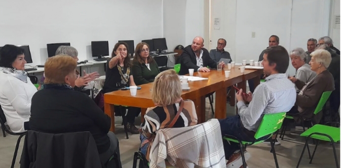 Reunión de trabajo con los Centros de Jubilados