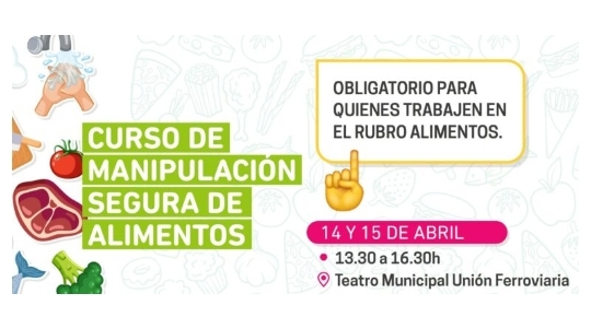 Nueva fecha para el Curso de Manipulación de Alimentos y renovación del carnet
