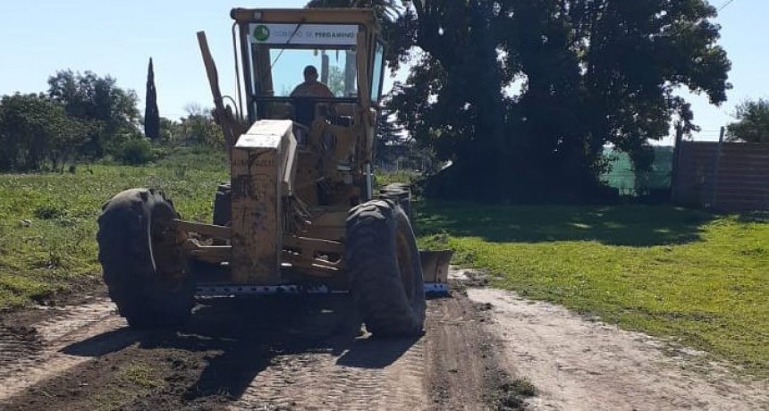 Mantenimiento de calles en barrios de la ciudad