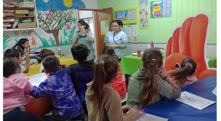 Salud impulsó actividades con los niños sobre la importancia del lavado de manos