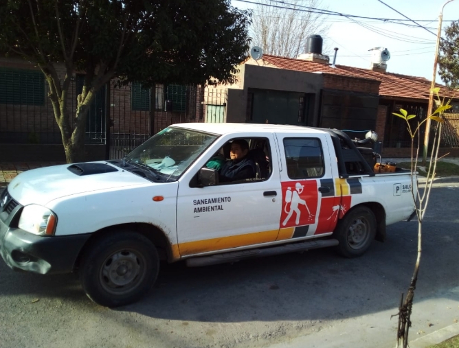 Intensa fumigación en los Barrios San Martín y Champagnat