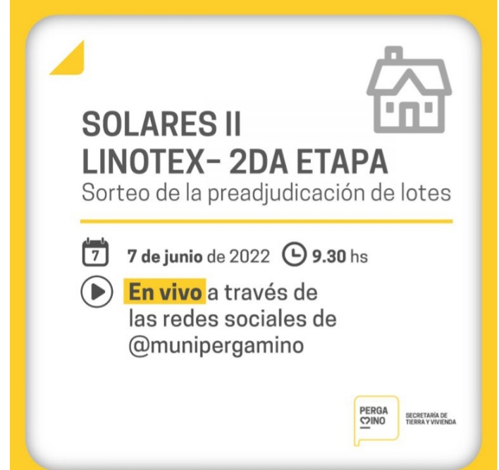 Solares: el martes habrá un nuevo sorteo de lotes