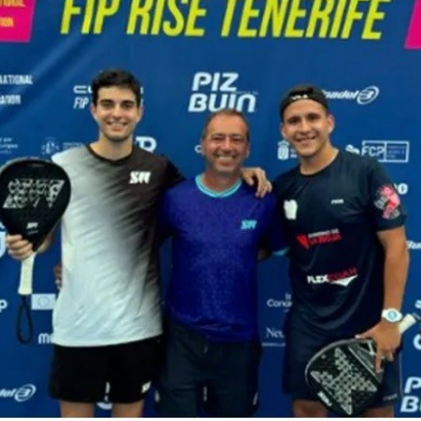 Juan Ignacio De Pascual campeón del FIP Rise Tenerife junto a Matías Del Moral