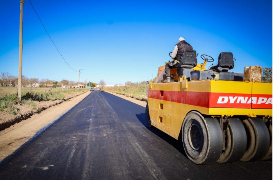 Avanza la pavimentaci&oacute;n de Remedios Escalada de San Mart&iacute;n en el Barrio Jorge Newbery