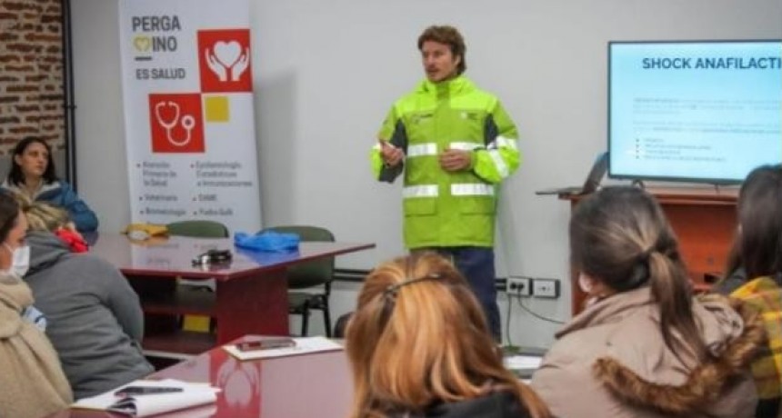 Enfermeros de los CAPS participaron de dos capacitaciones en salud