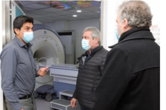 Martínez en el Centro Oncológico Pergamino: 