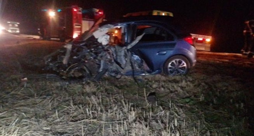 Falleció el joven conductor del automóvil que chocó frontalmente en la ruta 32