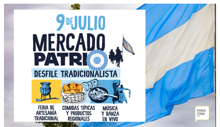 Desfile tradicionalista y mercado patrio para celebrar la Independencia