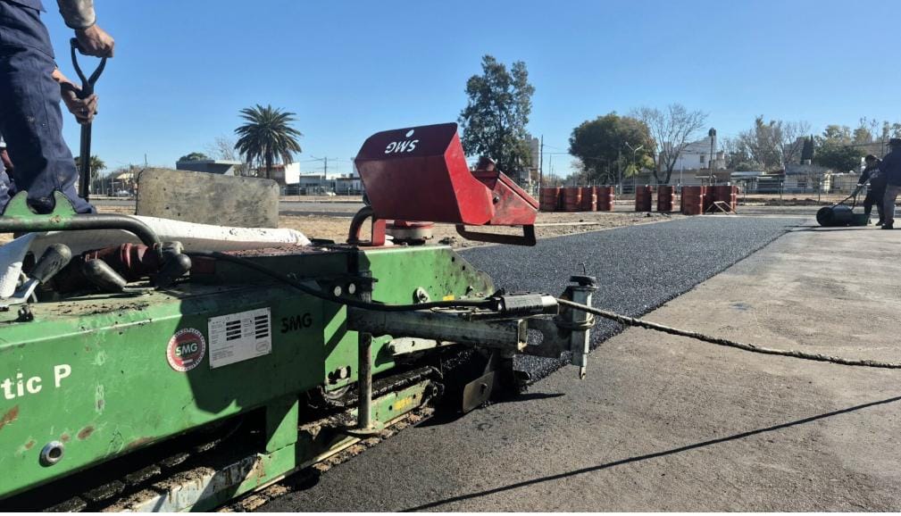 La nueva Pista de Atletismo ya está tomando su forma definitiva