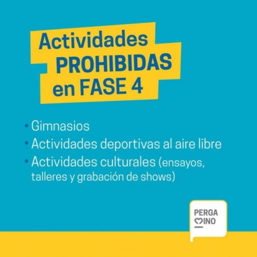 A partir de mañana, Pergamino pasa a Fase 4