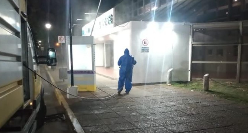 Continúan las tareas de desinfección en el Partido de Pergamino