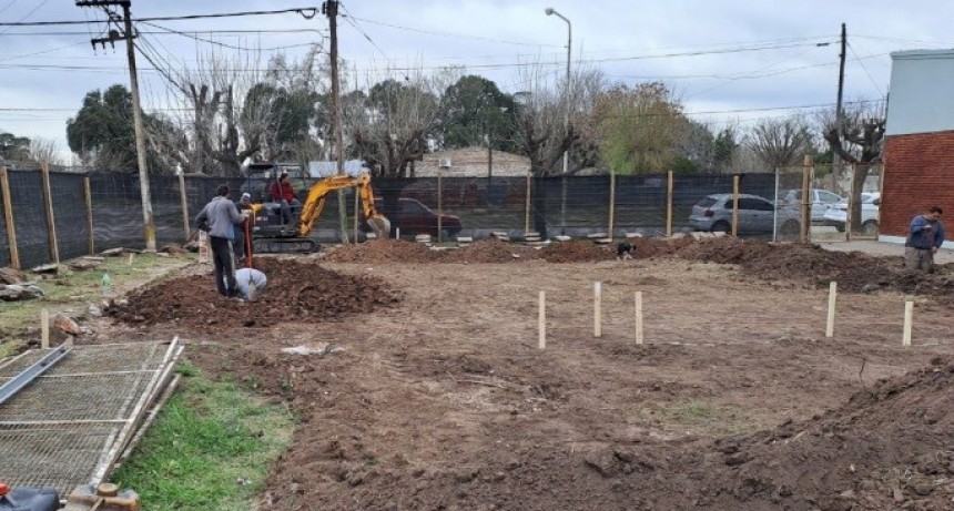 Comenzó una gran obra en la Escuela Secundaria de Acevedo