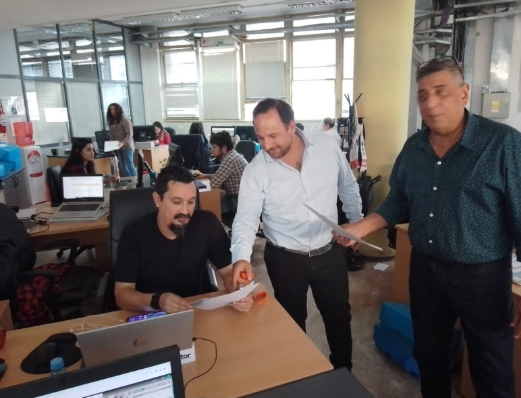 Christian Juhant, mantuvo una importante reunión en la Dirección Nacional de Vialidad