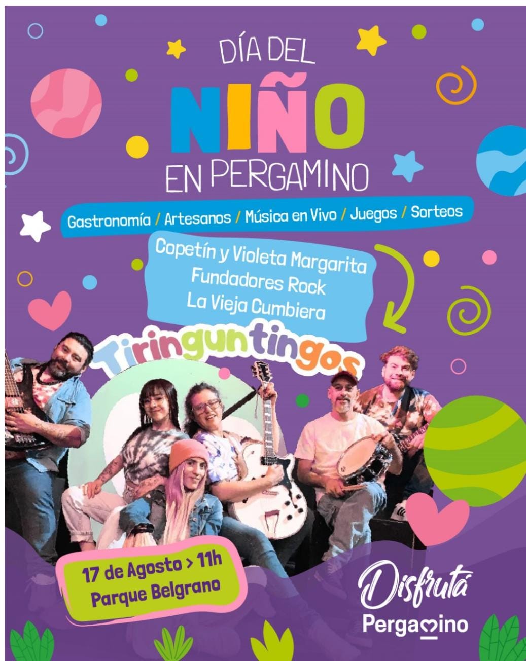 Festejo por el Día del Niño en Parque Belgrano