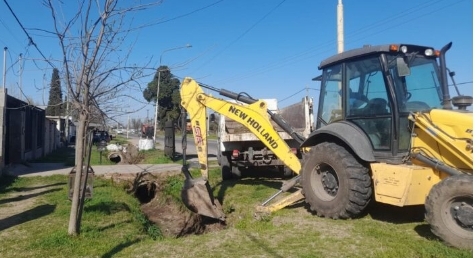 La Secretaría de Servicios Públicos trabaja en los barrios de la ciudad