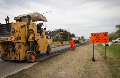 Comenzó la repavimentación de Avenida Pellegrini