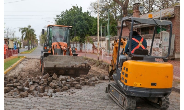 Comenzó la remodelación de calle España
