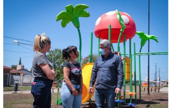 Se inauguró la plazoleta ARA San Juan