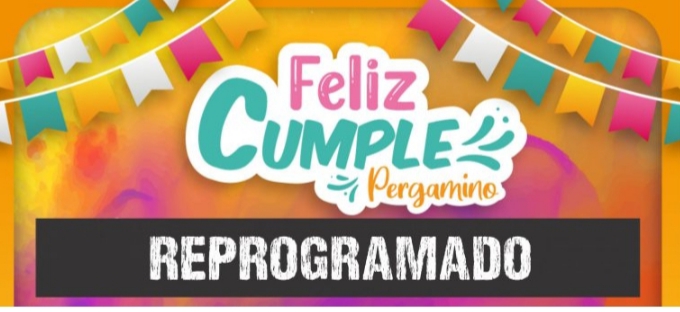 Se reprogramó el festejo del cumpleaños de Pergamino