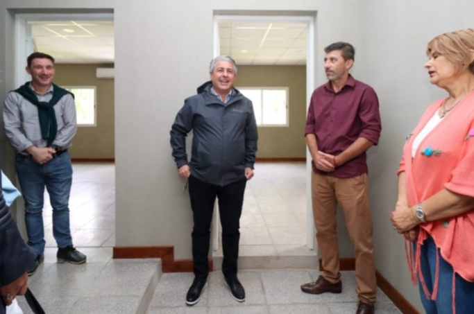 El Intendente recorrió una gran obra para el Centro de Formación Profesional 401
