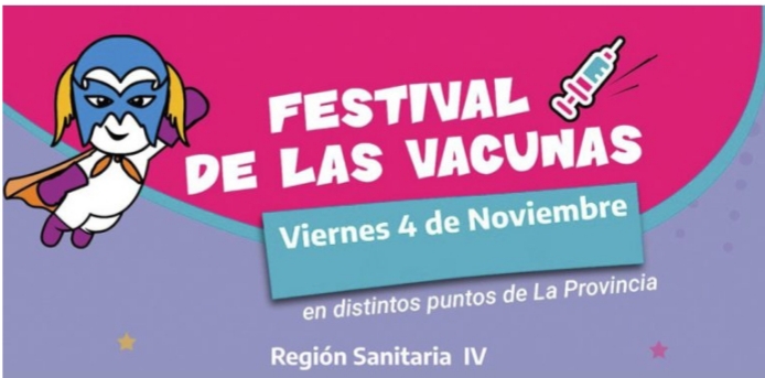 Este viernes será el Festival de las Vacunas