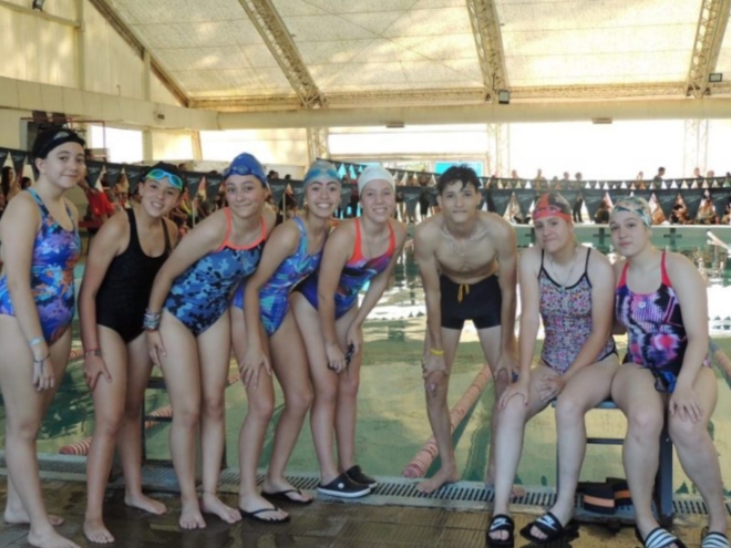 Fiesta de fin de año de la Escuela Municipal de Natación